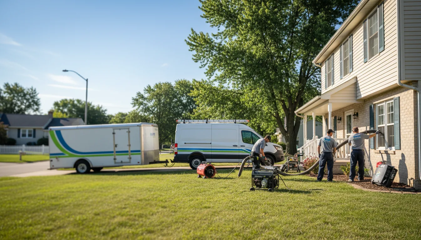 Flooded Basement Restoration And Cleanup With Repair in Iron Belt, WI near me